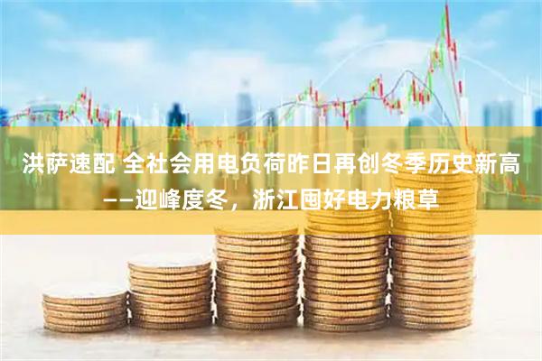 洪萨速配 全社会用电负荷昨日再创冬季历史新高——迎峰度冬，浙江囤好电力粮草
