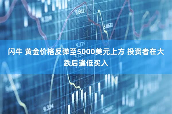闪牛 黄金价格反弹至5000美元上方 投资者在大跌后逢低买入
